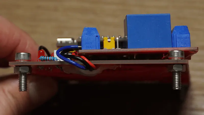 Image of the install screws to the controller board