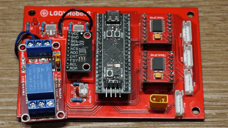 Image of controller board with all modules installed